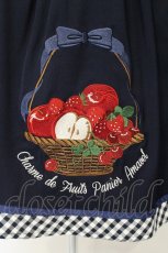 画像2: Amavel / Fruits Panierジャンパースカート  ネイビー O-26-09-07-088-CA-OP-IG-OS (2)