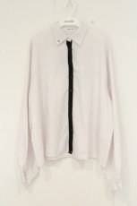 画像1: IRO+IRO / バイカラーシャツ  シロ×クロ O-26-09-07-015-LO-BL-OW-OS (1)
