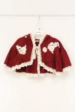 画像1: Favorite / 赤ずきんとおおかみの童話ワンピースセット　ケープ単品  アカ O-26-09-07-018-LO-OP-OW-OS (1)