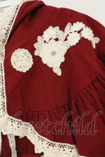 画像2: Favorite / 赤ずきんとおおかみの童話ワンピースセット　ケープ単品  アカ O-26-09-07-018-LO-OP-OW-OS (2)