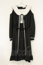画像1: Favorite / 可憐お花モチーフのクラシカルワンピース XL クロ O-26-09-07-019-LO-OP-OW-OS (1)