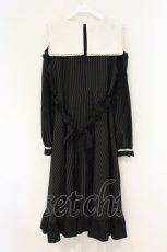 画像4: Favorite / 可憐お花モチーフのクラシカルワンピース XL クロ O-26-09-07-019-LO-OP-OW-OS (4)