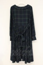 画像3: Favorite / 英国Checkミモレ丈ワンピース  グリーン O-26-09-07-020-LO-OP-OW-OS (3)