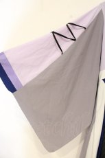 画像3: Favorite / 紫×グレーのリボン+フード付き和装ワンピース  パープル×グレー O-26-09-07-024-LO-OP-OW-OS (3)