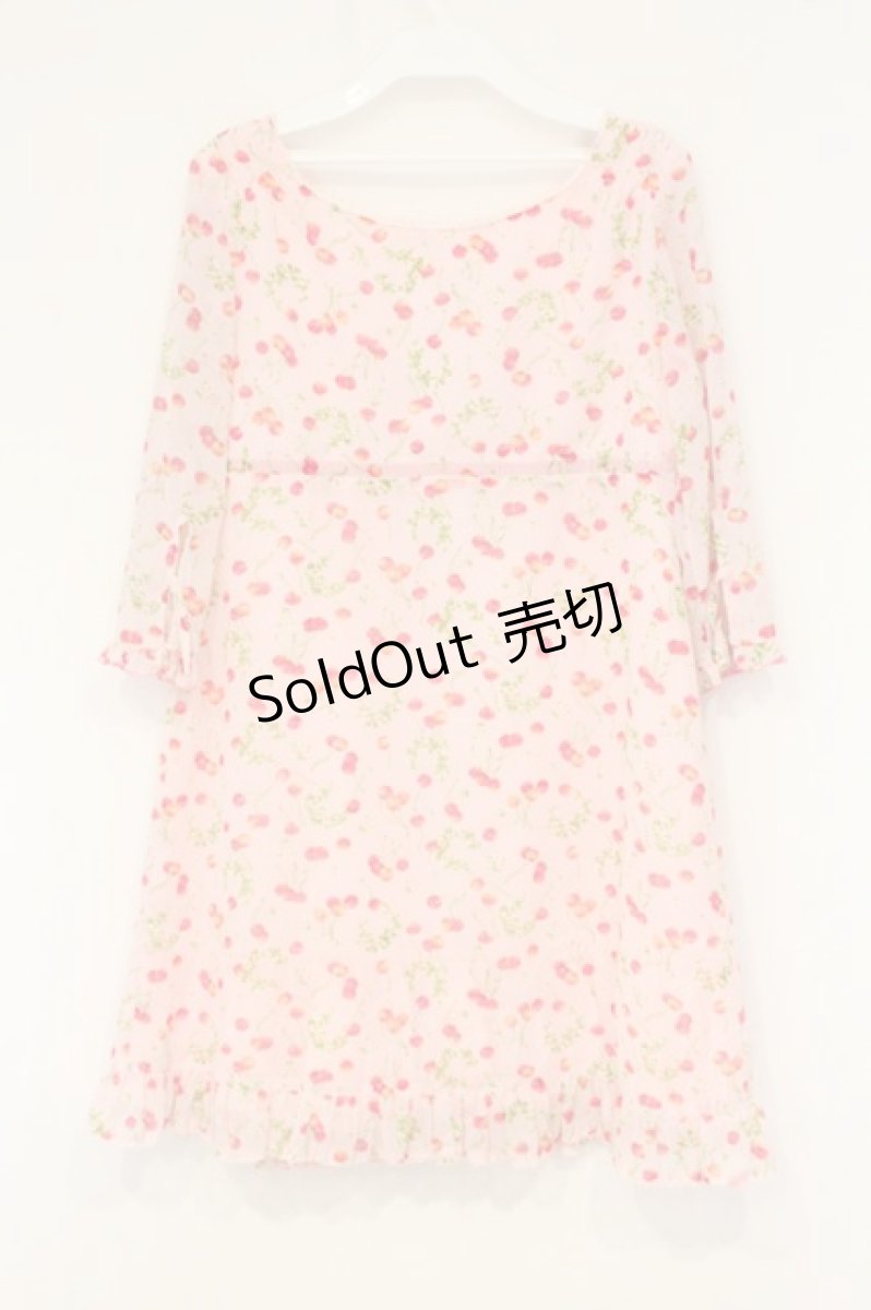 画像3: MILK / チェリー柄ワンピース  ピンク O-26-09-07-030-ML-OP-IG-OS (3)