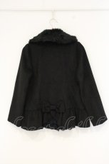 画像3: axes femme POETIQUE / フリルショートコート M クロ O-26-09-08-029-AX-CO-OW-OS (3)