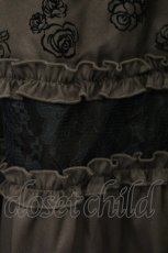 画像3: axes femme / フロッキーローズチュニック M ブラウン O-26-09-08-034-AX-TO-OW-OS (3)