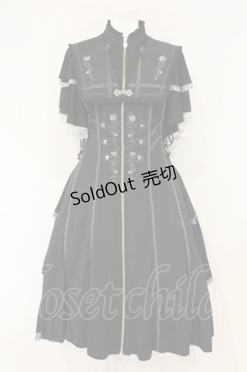画像1: Ozz oneste / Pirates Roseストレッチワンピース  ブラック O-26-09-08-040-OO-OP-OW-OS (1)