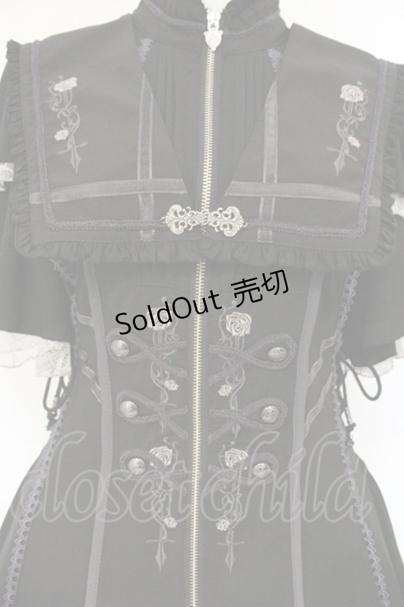 画像2: Ozz oneste / Pirates Roseストレッチワンピース  ブラック O-26-09-08-040-OO-OP-OW-OS (2)