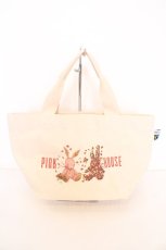画像1: PINK HOUSE / ノベルティトートバッグ  アイボリー O-26-09-08-1035-LO-BG-IG-OS (1)
