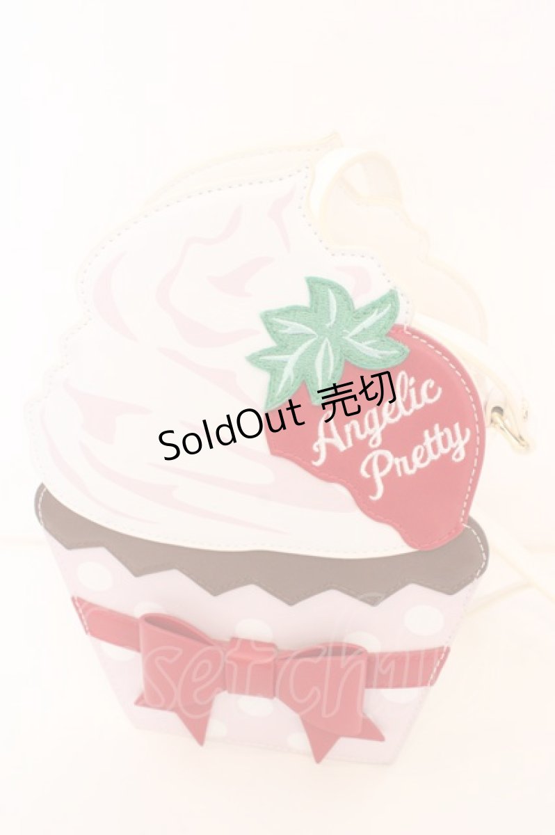 画像1: Angelic Pretty / Strawberry Cupcakeショルダーバッグ  ピンク O-26-09-08-1042-AP-BG-OW-OS (1)