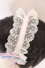 画像2: BABY,THE STARS SHINE BRIGHT / Eternal Ribbon Featheryヘッドドレス  ラベンダー×サックス O-26-09-08-1047-BA-AC-IG-OS (2)