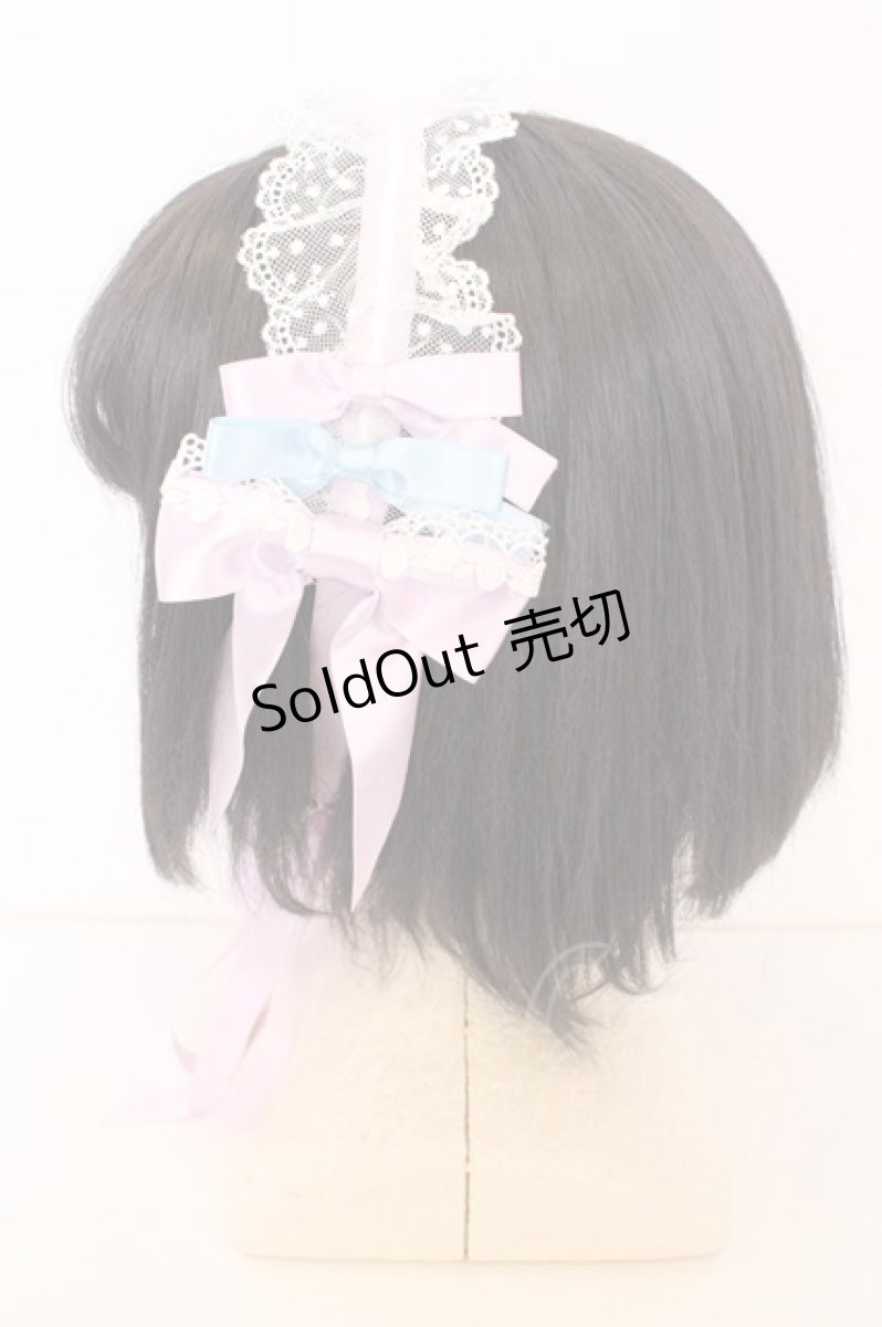 画像3: BABY,THE STARS SHINE BRIGHT / Eternal Ribbon Featheryヘッドドレス  ラベンダー×サックス O-26-09-08-1047-BA-AC-IG-OS (3)