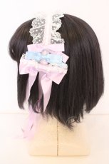 画像3: BABY,THE STARS SHINE BRIGHT / Eternal Ribbon Featheryヘッドドレス  ラベンダー×サックス O-26-09-08-1047-BA-AC-IG-OS (3)