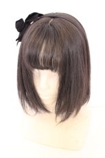 画像1: Jane Marple / バラモチーフ付きカチューシャ  クロ O-26-09-08-1048-JM-AC-OW-OS (1)