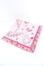 画像1: PINK HOUSE / PETER RABBIT ハンカチーフ  ピンク O-26-09-08-1053-LO-ZA-IG-OS (1)