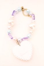画像2: Angelic Pretty / Sprinkle Heartブレスレット  ピンク×サックス×ラベンダー O-26-09-08-1060-AP-AC-IG-OS (2)