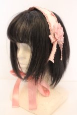 画像1: Victorian maiden / ロココブーケヘッドドレス（2001）  ピンク O-26-09-08-1071-CL-AC-IG-OS (1)