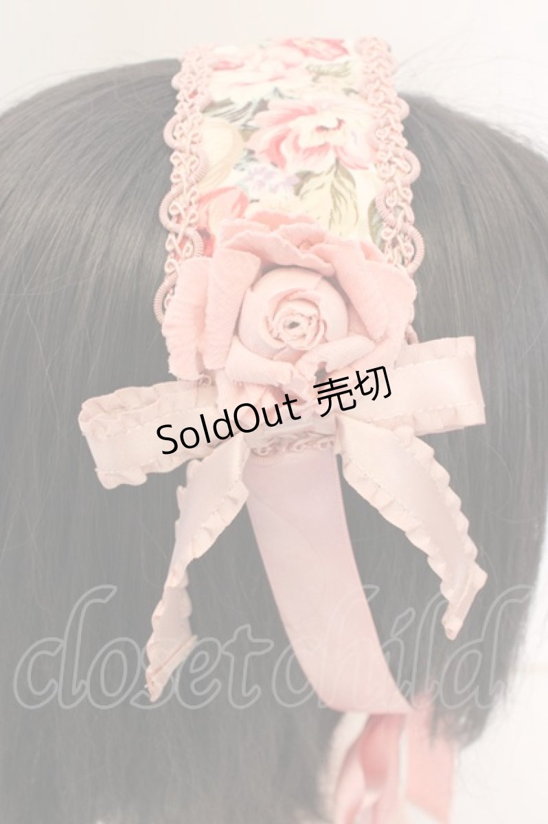 画像2: Victorian maiden / ロココブーケヘッドドレス（2001）  ピンク O-26-09-08-1071-CL-AC-IG-OS (2)