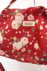 画像2: PINK HOUSE / ベリーローズ柄3WAYミニバッグ  アカ O-26-09-08-1086-LO-BG-IG-OS (2)