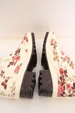 画像4: PINK HOUSE / リトルローズプリント レインブーツ 22.5cm オフシロ×ピンクローズ O-26-09-08-1111-LO-SH-IG-OS (4)