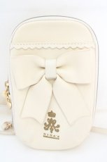 画像1: m petit by misako / AMリボンショルダーバッグ  アイボリー O-26-09-08-1002-LO-BG-IG-OS (1)