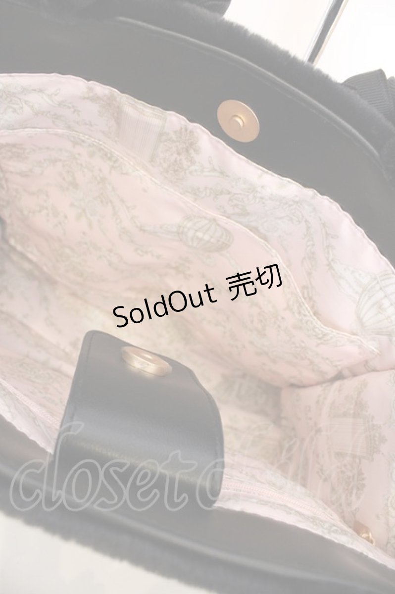 画像3: m petit by misako / 2WAYバッグ  クロ O-26-09-08-1003-LO-BG-IG-OS (3)