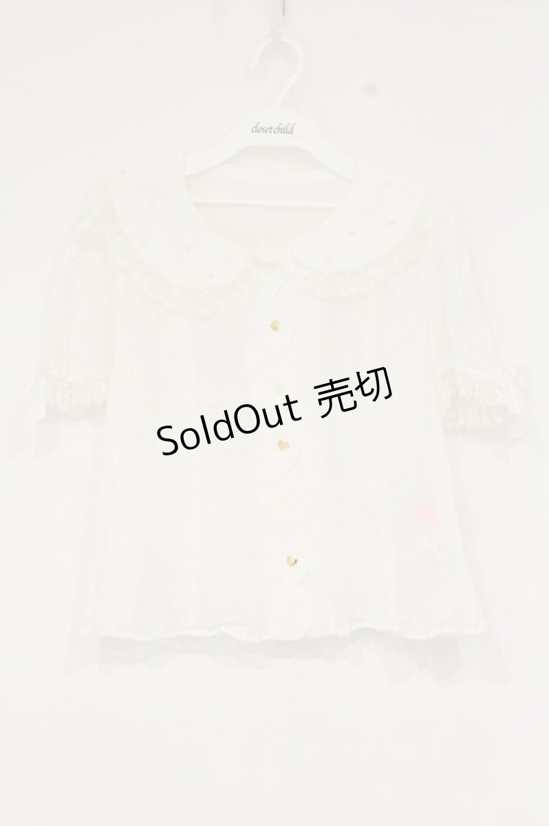 画像1: Angelic Pretty / Airyスカラップブラウス  シロ O-26-09-08-052-AP-BL-OW-OS (1)