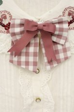 画像2: Amavel / Strawberry Basketコットンブラウス F アイボリー O-26-09-08-058-CA-BL-YM-OS (2)