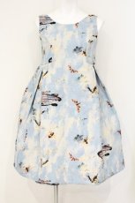 画像1: pays des fees  / Zero gravity utopia Gobelin weave （ゼログラビティユートピアゴブランウィーバージャンパースカート） size1 サックス O-26-09-08-007-PU-OP-IG-OS (1)