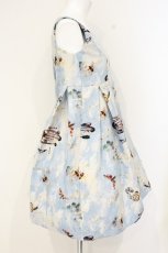 画像3: pays des fees  / Zero gravity utopia Gobelin weave （ゼログラビティユートピアゴブランウィーバージャンパースカート） size1 サックス O-26-09-08-007-PU-OP-IG-OS (3)