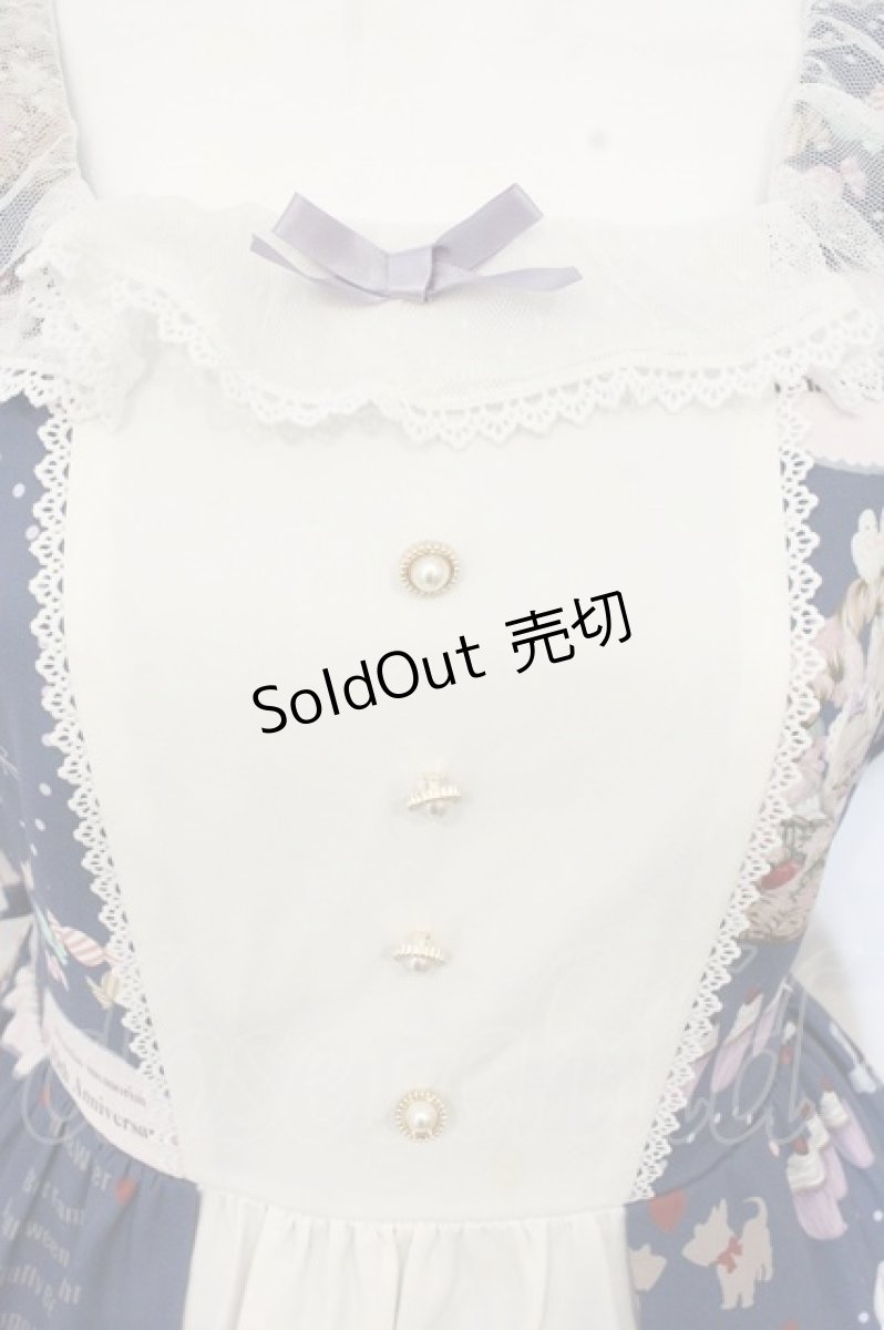 画像2: axes femme kawaii / 10thアニバーサリーワンピース M アオ O-26-09-08-009-AX-OP-OW-OS (2)