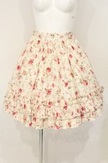 画像1: metamorphose / ローズブーケフリルスカート  オフシロ O-26-09-08-013-ME-SK-IG-OS (1)