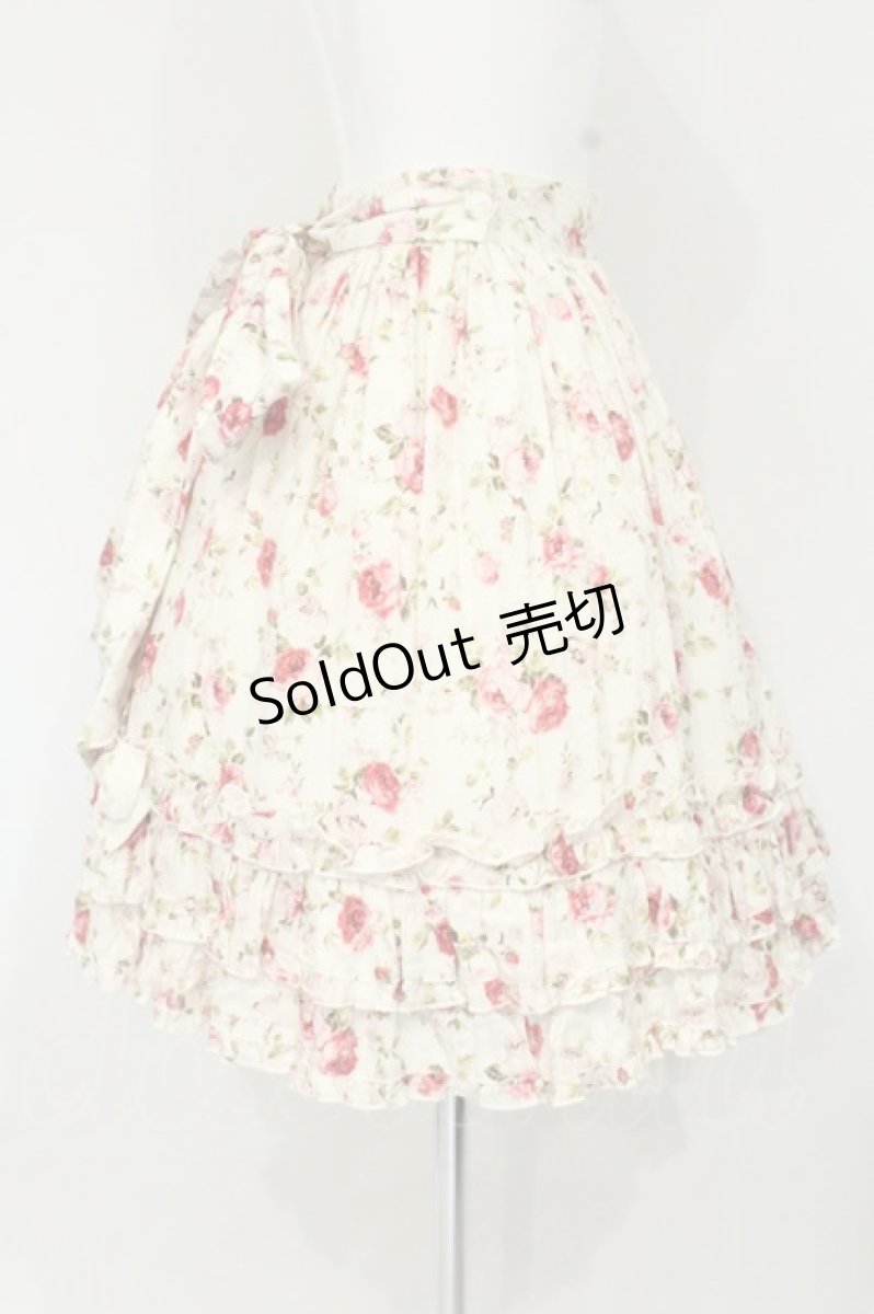 画像3: metamorphose / ローズブーケフリルスカート  オフシロ O-26-09-08-013-ME-SK-IG-OS (3)