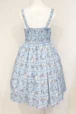 画像4: axes femme kawaii / アリス柄ワンピース M サックス O-26-09-08-014-AX-OP-OW-OS (4)