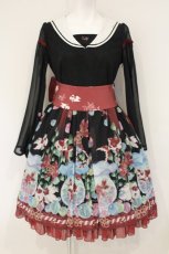 画像1: Royal Princess Alice / 絢爛金魚振袖セーラーワンピース(少女主義的水彩画家たまコラボレーション)  クロ×シロ×アカ O-26-09-08-015-LO-OP-OW-OS (1)
