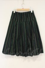 画像3: Jane Marple / Regimental stripe gored skirt M グリーン×ネイビー O-26-09-10-039-JM-SK-IG-OS (3)