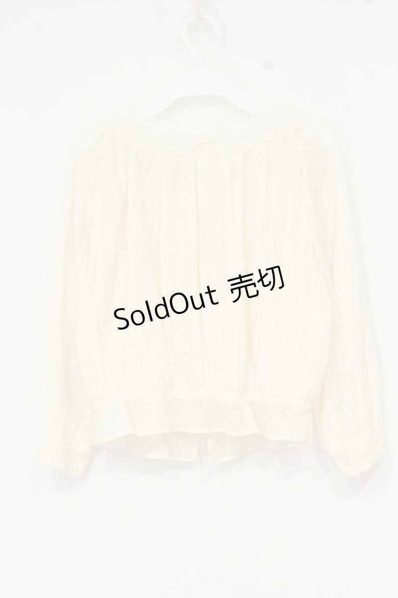 画像4: Jane Marple Dans Le Salon / Victorian lace bolero（ヴィクトリアンレースボレロ） M アイボリー O-26-09-10-056-JM-TO-IG-OS (4)