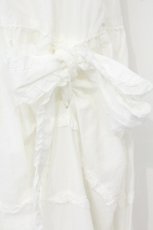 画像3: PINK HOUSE / バックシャーリングたくし上げタブリエ  シロ O-26-09-10-059-LO-OP-IG-OS (3)