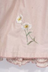 画像3: PINK HOUSE / 刺繍入りスモックスカート  ピンク O-26-09-10-062-LO-SK-IG-OS (3)