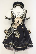 画像1: Lost Tree / 帆風〜Akademie der Meeresbriste」 夏服セーラーワンピース  ネイビー×シロ O-26-09-10-006-LO-OP-IG-OS (1)