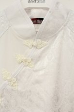 画像2: Qutie Frash / チャイナロングワンピース  ホワイト O-26-09-10-075-QU-OP-OW-OS (2)