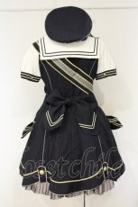 画像6: Lost Tree / 帆風〜Akademie der Meeresbriste」 夏服セーラーワンピース  ネイビー×シロ O-26-09-10-006-LO-OP-IG-OS (6)