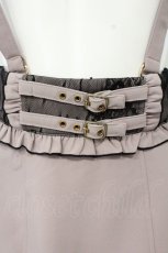画像2: Rojita / ウエストフリルWベルトサス付スカート  ピンク×クロ O-26-09-10-009-LO-SK-IG-OS (2)