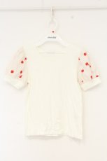 画像1: MILK / LittleアップルTee  シロ O-26-09-10-018-ML-TO-IG-OS (1)