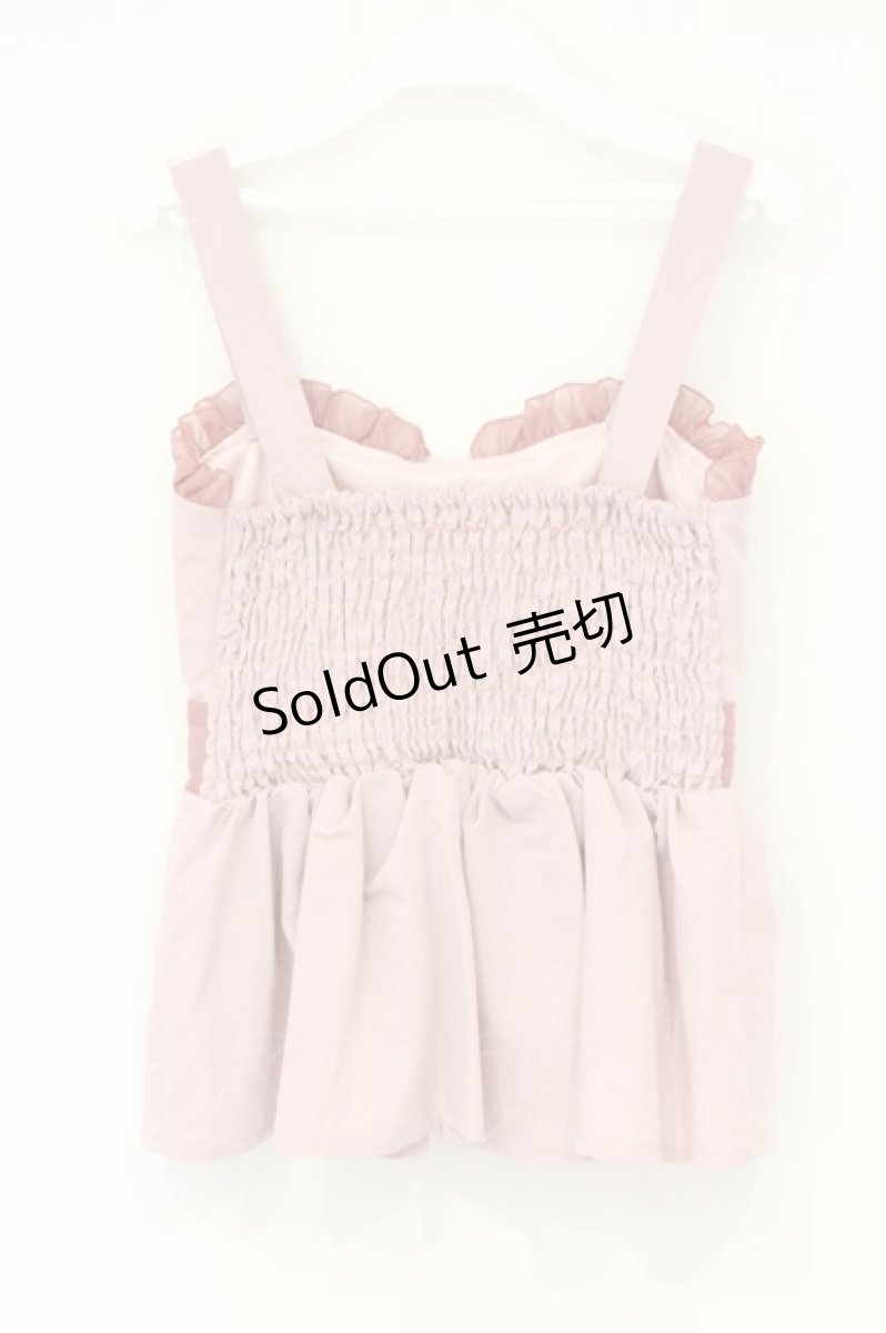 画像3: axes femme POETIQUE / ペプラムビスチェ  ピンク O-26-09-10-020-AX-TO-IG-OS (3)