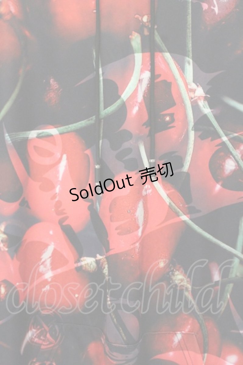 画像2: NieR Clothing / 転写パーカー F ブラック×レッドチェリー O-26-09-11-1036-PU-TO-OW-OS (2)