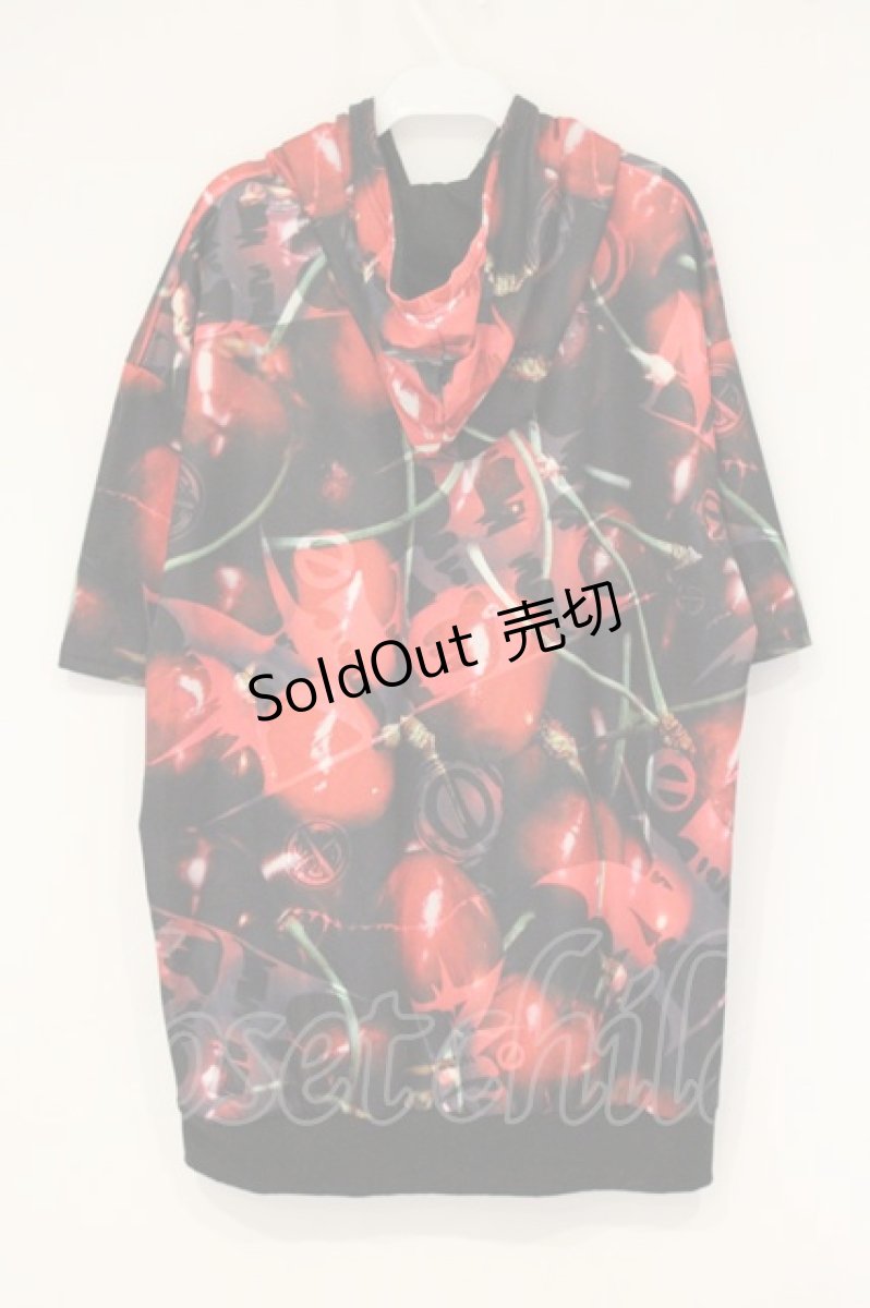 画像3: NieR Clothing / 転写パーカー F ブラック×レッドチェリー O-26-09-11-1036-PU-TO-OW-OS (3)
