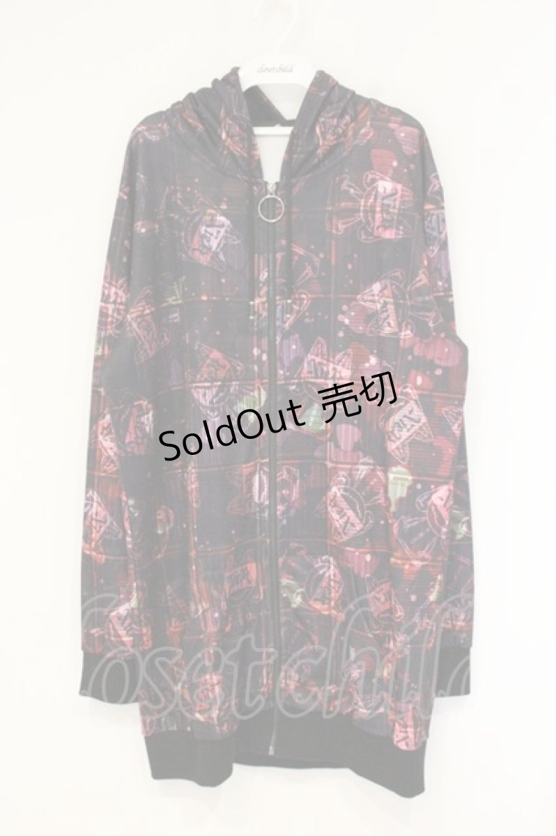 画像1: NieR Clothing / 転写パーカー F レッド系×NieRちゃん O-26-09-11-1044-PU-TO-OW-OS (1)