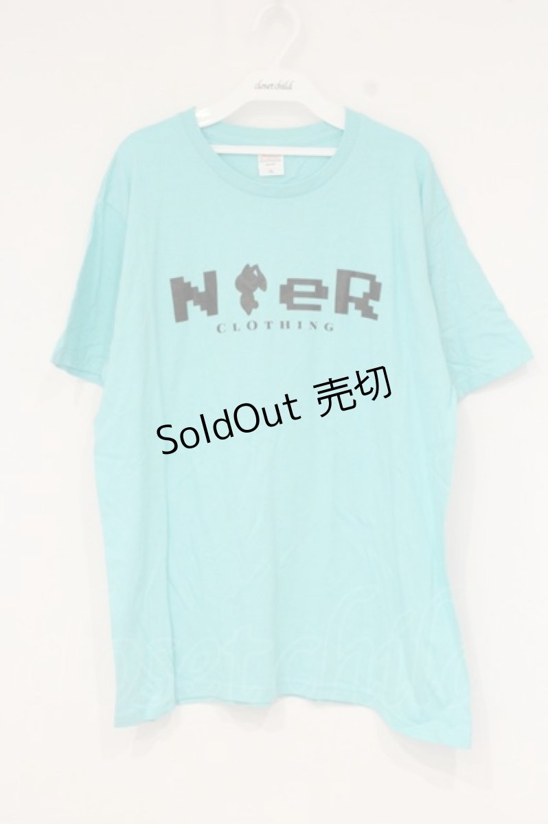 画像1: NieR Clothing / プリントTシャツ XL ミントグリーン O-26-09-11-1047-PU-TS-OW-OS (1)